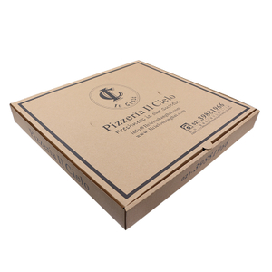Cajas de pizza de cartón corrugado Kraft