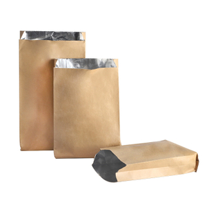 Bolsas con forro de papel de aluminio marrón
